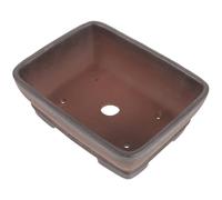 CIYODO Maceta De Bonsái De Arena Morada con Drenaje Decorativa Y Vintage para Suculentas Y Cactus para Oficina Y Hogar Pequeña Y Portable