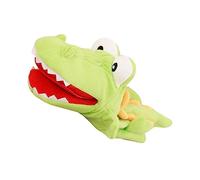 CIYODO Marioneta de Mano Cocodrilo Verde para Niños y Adultos, Juguete Interactivo de Algodón PP y Tela, Adecuado para Juegos de rol y Guardería