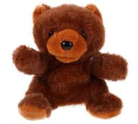 CIYODO Marioneta De Mano De Oso para Niños Juguete Interactivo De Peluche De 9.05X7.48X5.11 Pulgadas Marionetas De Animales para Contar Historias Y Desarrollo Creativo Infantil