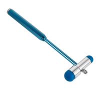 CIYODO Martillo Médico de Diagnóstico Multiusos Doble Cabezal Plástico Azul Herramienta Portátil para Pruebas Neurológicas y Reflejos Exámenes Clínicos