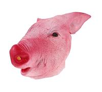 CIYODO Máscara De Fiesta De Cerdo Rosa Perfecta Para Halloween y Eventos De Disfraces