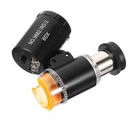 CIYODO Microscopio Portátil de Mano Ampliación Lupa para Joyas Monedas y Textiles Incluye LED para Observación Exterior y Análisis Detallado