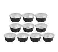 CIYODO Mini cuenco de cera de aluminio para derretir cera, 10 unidades, accesorios de spa para mujer, 80 g, herramientas de depilación, accesorios para salón profesional en casa.