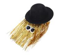 CIYODO Mini Sombrero de Vino Decorativo Original de Vino Accesorio de Fiesta Halloween y Celebraciones y Decoraciones de Eventos