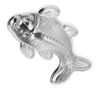 CIYODO Molde de Aluminio para Pasteles con Forma de Pez Koi Herramienta para Decorar Tartas Molde para Chocolate y Gelatina para Repostería Creativa y Fiestas