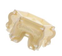 CIYODO Molde para Bases de Columnas de Cemento Hexagonal 30 CM Molde Reutilizable de Hormigón para Esculturas y Jardineras Romanos Resistente Intemperie para Decoración de Jardín