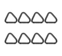 CIYODO Mosquetones de Aluminio para Escalada 8 Piezas, Hebillas Triangulares Resistentes, Clips de Mosquetón Grandes y Pequeños, Ganchos Multiusos para Senderismo y Actividades al Aire