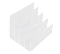 CIYODO Organizador Acrílico Transparente Multiusos para Oficina Expositor de Revistas y Archivador de Archivos Estante de Almacenamiento Moderno para Libros y Documentos