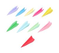 CIYODO Origami 100 Piezas Accesorios de Ambiente de Fiesta niños Volando Avion Modelo de avión de Papel Juguetes Infantiles muñecos Modelos Juguetes de Aviones de Papel de Colores