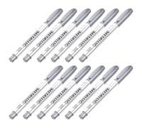 CIYODO Pack de 12 Rotuladores Metálicos para Lettering Punta Pincel, Agarre Cómodo y Tinta Suave, Ideales para Caligrafía y Decoración Artesanal en Madera y Vidrio