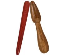 CIYODO Palitos de Masaje de Madera para Pies 2 Piezas Tamaño 2 y 5 Herramienta de Reflexología Natural para Masaje Corporal y Relajación Muscular Portátil para Uso en Casa y Exterior