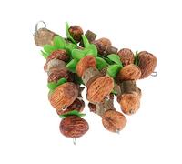 CIYODO Palo de picoteo de Loro mastica Loros Juguetes gallinas Mascota Mordiendo Tubo de Juguete cacatúa pájaros pájaros de mordisquear Mango de Madera