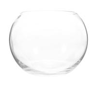CIYODO Pecera Redonda de Vidrio Transparente para Peces y Plantas Diseño Compacto y Moderno Adecuado para Tiendas y Oficinas