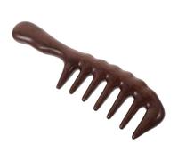 CIYODO Peine de Madera Natural para Masaje Capilar Peine con Mango Ergonómico Estimula Puntos de Acupuntura para Relajación para Cuidado Diario y Familiar