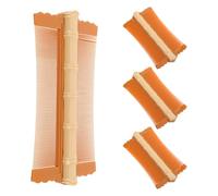 CIYODO Peine Doble Cara para Eliminar Caspa y Liendres en Mascotas 4 Unidades Dientes Finos de Plástico Suave Color Beige Peine Multiusos para Cuidado del Cuero Cabelludo y Desenredar