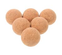 CIYODO Pelotas de Madera para Futbolín 6 Unidades con Reducción de Ruido y Equilibrado, Adecuadas para Adultos y en Casa