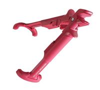 CIYODO Pinzas de Cocina Antideslizantes de Doble Cabeza Térmico para Platos y Cuencos Herramienta Multifuncional Resistente al Calor para Horno Microondas y Freidora de Aire Rojo