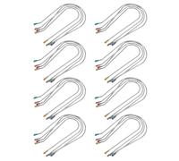 CIYODO Pinzas Metálicas de Repuesto para Rizadores Eléctricos 32 Piezas, Clips en Forma de U para Rodillos Calientes 2.54 Cm, 3.2 Cm, 3.81 Cm y 4.45 Cm, Accesorios para Peinado