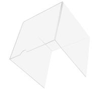 CIYODO Protector de Viento para Báscula Electrónica de Laboratorio, Cubierta Transparente Acrílica de 3 Mm, Tamaño 200x200x200 Mm, Escudo Anti Viento para Básculas Digitales en Cocina