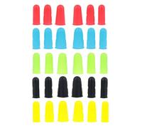 CIYODO Protectores Resistentes de Silicona para Dedos 30 Fundas Térmicas para Trabajos Manuales y Protección contra Quemaduras en Entornos Industriales Color Aleatorio