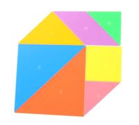 CIYODO Puzzles Cognitivos para Set de Puzzles de Plástico para Desarrollo de Habilidades Lógicas y Creatividad para Aprendizaje y Entretenimiento Infantil