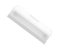 CIYODO Rectangular Cake Holder With Removable Lid Acrylic Display Tray For Pastries Bread Snacks Detachable Easy To Clean Lightweight Bakery And Home Serving Stand