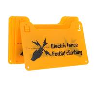 CIYODO Señales De Advertencia Vívidas Para Cercas Eléctricas. Etiquetas De Alerta De Voltaje. Plástico Resistente E Impermeable. Ideal Para Granjas Y Hogares.