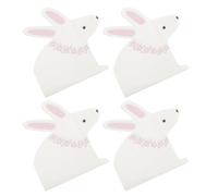 CIYODO Servilletas de Papel de Conejo Desechables 20 Unidades para Cumpleaños Infantiles Diseño Pascua Absorbentes Suaves para Fiestas y Decoraciones Temáticas