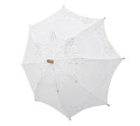 CIYODO Sombrilla de Encaje Bodas y Fotografía Parasol Elegante Accesorio de Danza y Cosplay Decoración Romántica de Boda