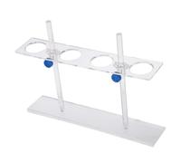 CIYODO Soporte de Acrílico para Embudos de Laboratorio Orificios Resistente y Transparente Organizador para Extracción Líquida Soporte para Laboratorio de Química Orgánica