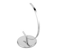 CIYODO Soporte de Globo Terráqueo de Metal para Esfera de 30 Cm, Base Giratoria de Reemplazo Plateada, Pedestal para Escritorio Escolar y Oficina, Expositor Educativo para Geografía