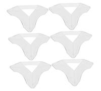 CIYODO Soporte para Cubos de Rompecabezas y Bases Triangulares de Plástico Transparentes para Niños, Tamaño Compacto, Base Estable, Adecuado para Escritorio y Exhibición, Pack de 20