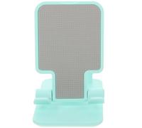 CIYODO Soporte Plegable para Teléfono Móvil y Tableta Soporte de Escritorio Ajustable Altura Metálico Antideslizante Tamaño Mini Color Verde Claro Adecuado para Oficina y Uso