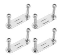 CIYODO Soportes Metálicos para Patines de Doble, Base de Hardware Amortiguadora 30 Mm, Accesorios para Instalación de Patines de Cuatro Ruedas, Piezas Compatibles para Patinaje