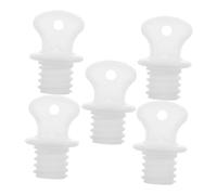 CIYODO Tapones de Goma para Bolsa de Agua Caliente, 5 Piezas Pequeñas de 16 Mm, Tapones de Repuesto a Prueba de Fugas para Bolsas Térmicas, Sellado Seguro para Terapia de Calor Hogar