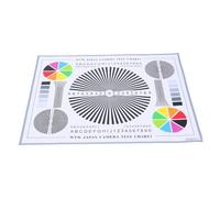 CIYODO Tarjeta de Prueba de para Cámaras de Seguridad Herramienta de Calibración de Lentes Resistente para Montaje y Ajuste Rápido Entornos de Monitoreo
