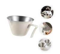 CIYODO Taza Medidora de Espresso Inoxidable con Vertedor y Mango y Ligera para Café Té y Leche Control Preciso del Flujo Diseño Moderno y Portátil Capacidad