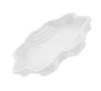 CIYODO tazón de Agua de Reptil Plato de Agua de Reptil baño de dragón Barbudo bañera de Tortuga geométrica Reptiles Bebiendo comedero para Tortugas Piscina de baños de Tortuga AbS Blanco