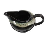 CIYODO Tazón de Salsa de Cerámica con Asa Jarra para Salsa para Cocina y Mesa Diseño Elegante y Práctico y de Limpiar