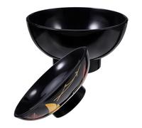 CIYODO Tazón de sopa de miso japonés tazón de fideos Black