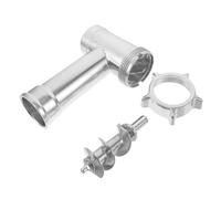 CIYODO Tubo para Picadora de Carne Tubo de Llenado de Salchichas Aleación de Aluminio Plata 1 Juego para Carne Fácil Montaje