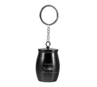 CIYODO Urna para Mascotas Llavero Mochila Pequeño Llaveros para Las Llaves del Auto Pequeña Botella De Ceniza Mini Urnas Botella De Almacenamiento Aleación De Aluminio Bien