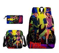 Ciyoulio Anime Okarun Momo Ayase Mochila + Bolso de Hombro + Estuche para Niños Mochila Escolar Set Turbo Granny Anime Mochila Escolar Adolescente Mochila Escolar, Tipo 12, 30x13x40 cm
