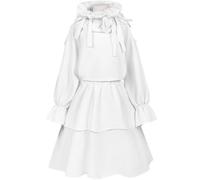 Ciyoulio Sua - Disfraz de cosplay blanco de Sua, ropa de juego de rol de anime para mujer, conjunto completo de disfraz para fiesta diaria, actuaciones en escenario, Halloween