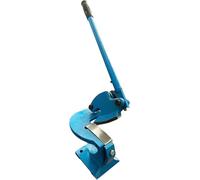 Cizalla de banco sin garganta, corte de 7 cm, tijeras de mesa para metal, aluminio, acero y chapas finas.
