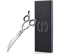 Cizalla para mascotas, tijeras curvadas de 6,5 pulgadas, tijeras curvadas para tijeras de gato y tijeras para perros pequeños o cualquier corte de raza, diseño para peluquería profesional de mascotas