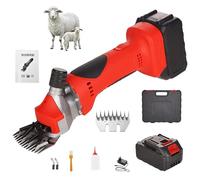 Cizallas Eléctricas De Ovejas Inalámbricas, Corta De Cizallamiento De Ovejas Eléctricas, Tijeras De Oveja Con 2 Baterías, 6 Engranajes De Velocidad Ajustable, Cuchilla Desmontabl 9teeth1electricmotor