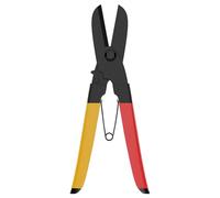 Cizallas para Metal,Tijeras de Corte Recto | Cizalla De Aviación Para Hojalata Con Seguro De Seguridad Y Mango Antideslizante,Para Renovación Del Hogar Taller Sitio De Construcción Reparación De