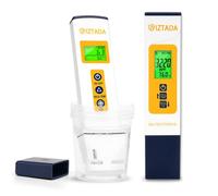 CIZTADA Combo de medidor de pH y medidor de salinidad para piscina de agua salada 6 en 1 pH sal SG EC TDS medidor de temperatura para acuario de arrecife, tanque de agua de mar, estanque de peces koi,