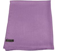 CJ Apparel Magenta Solido Colore Disegno Nepalese Fringe Scialle Sciarpa Pashmina ha Rubato Seconds NUEVO